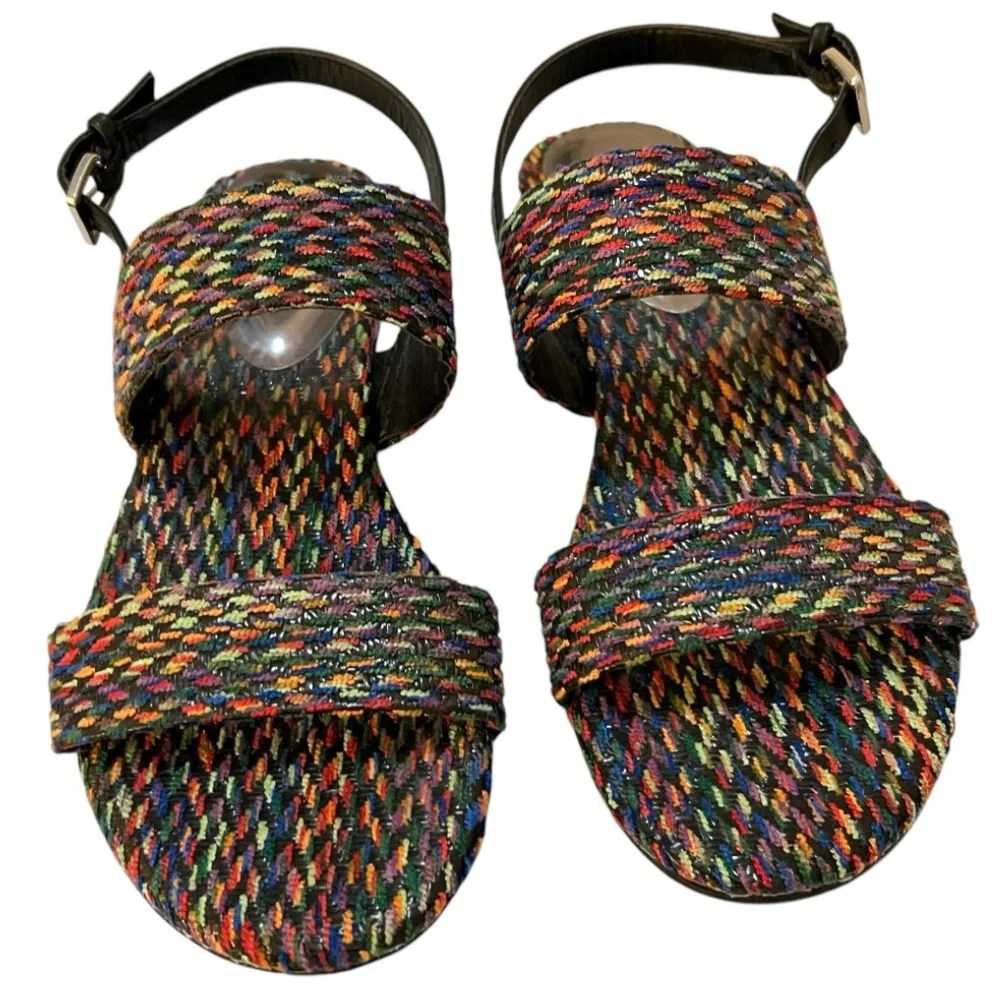 Sandals by Carlos Santana | Multi-color | Size 7M | LIKE NEW! - Picture 1 of 9